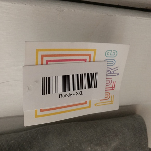NWT Lularoe Randy T-shirt size XXL - Picture 5 of 9